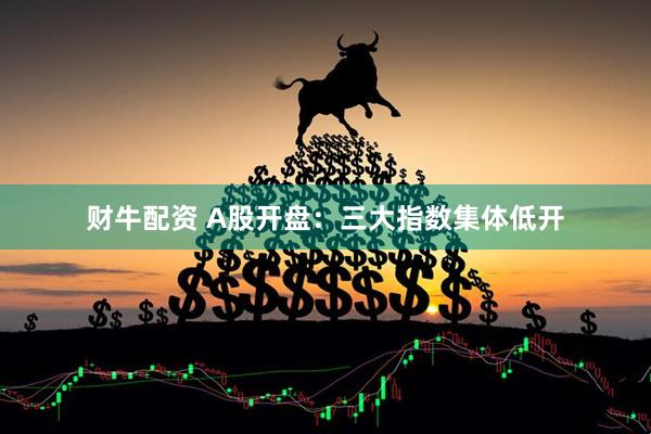 财牛配资 A股开盘:三大指数集体低开